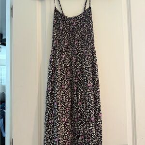 Saltwater Luxe Spaghetti Strap Maxi Dress with pockets